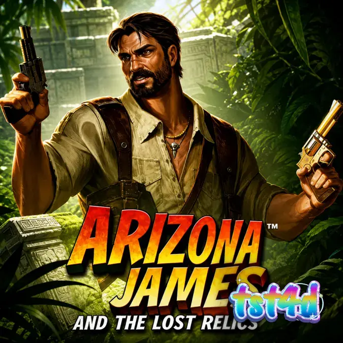Tampilan grid 6x5 pada slot Arizona James and the Lost Relics